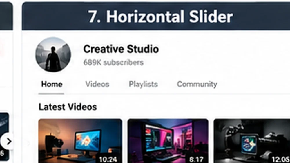 Horizontal Slider